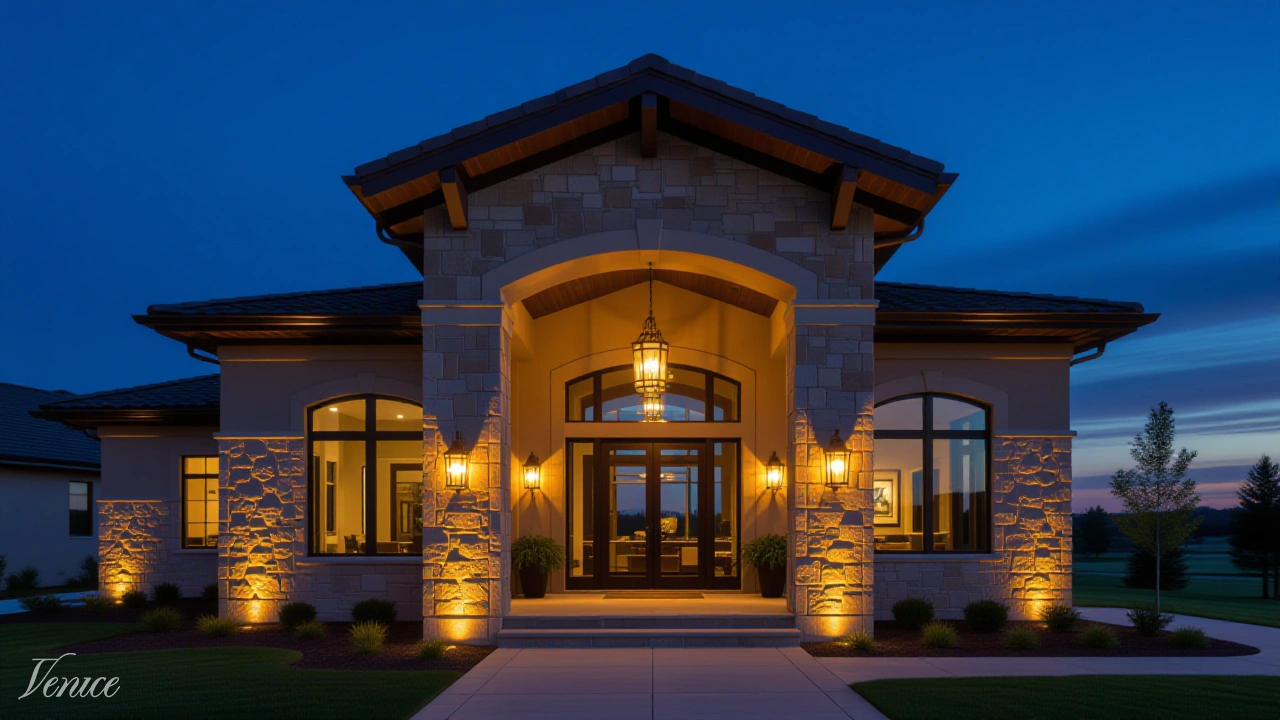 Architectural & Tree Uplighting by Nashville’s Landscape Lighting in Nashville, Middle Tennessee